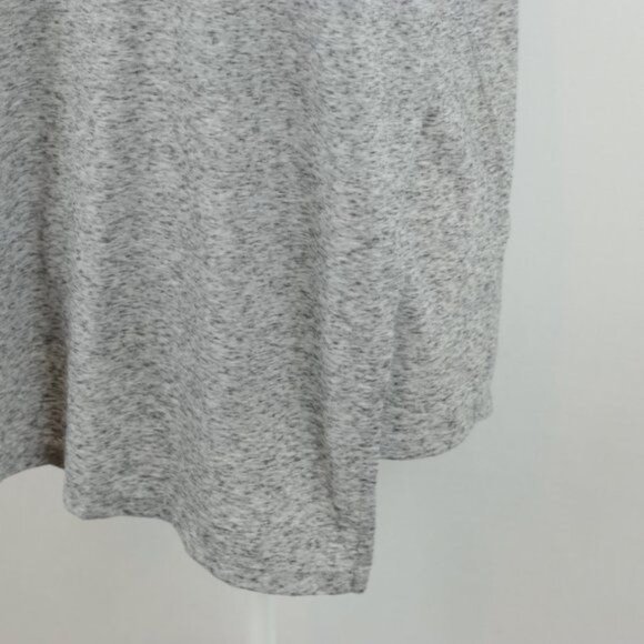 Athleta Get Away Women's Large Gray Heather Scoop Neck Asymmetric Tank Top - Picture 4 of 8